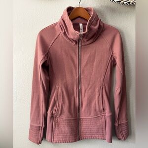 Lululemon Zip Up Radiant Jacket Spanish Rose W4AOPS Women’s Size Small